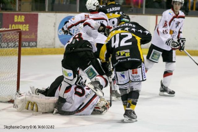 Photo hockey match Rouen - Briançon  le 31/10/2009