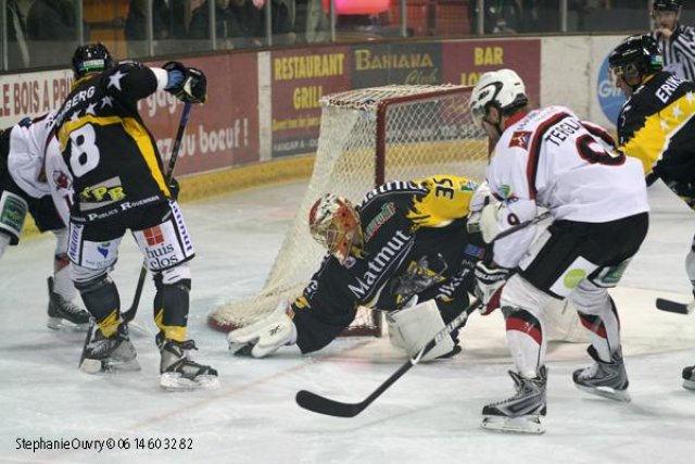 Photo hockey match Rouen - Briançon  le 31/10/2009