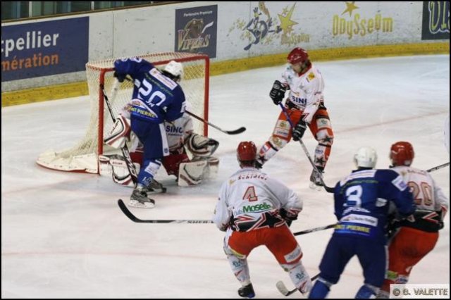 Photo hockey match Montpellier  - Amnéville le 31/10/2009