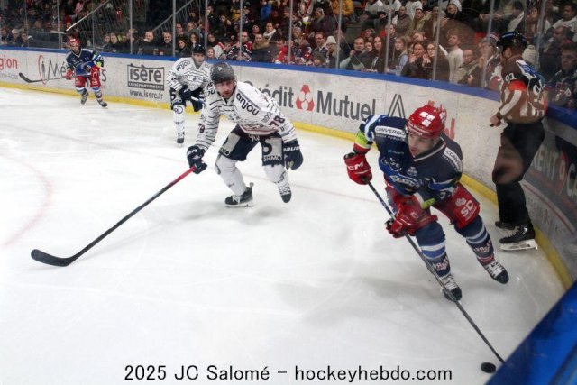 Photo hockey match Grenoble  - Angers  le 14/01/2025