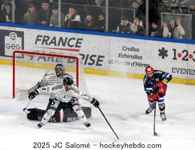 Photo hockey match Grenoble  - Angers  le 14/01/2025