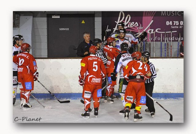 Photo hockey match Valence - Caen  le 31/10/2009
