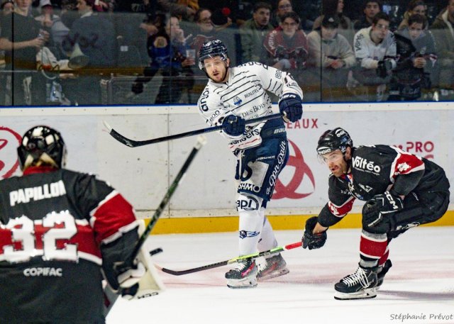 Photo hockey match Bordeaux - Angers  le 24/01/2025