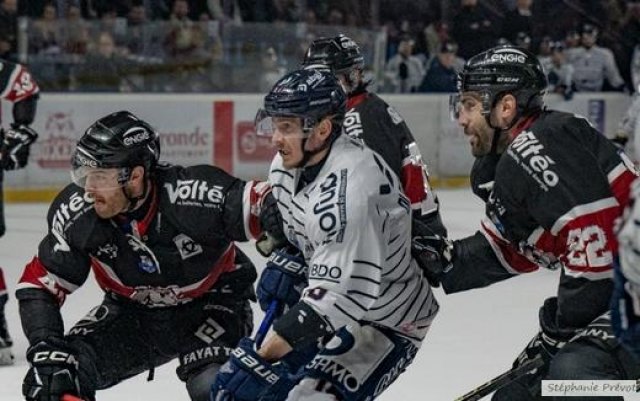 Photo hockey match Bordeaux - Angers  le 24/01/2025