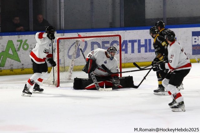 Photo hockey match Rouen - Chamonix  le 24/01/2025