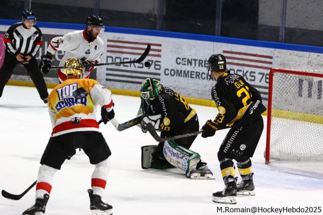 Photo hockey match Rouen - Chamonix  le 24/01/2025