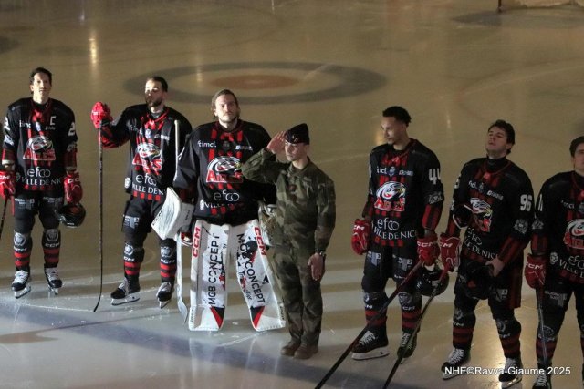 Photo hockey match Nice - Chamonix  le 28/01/2025