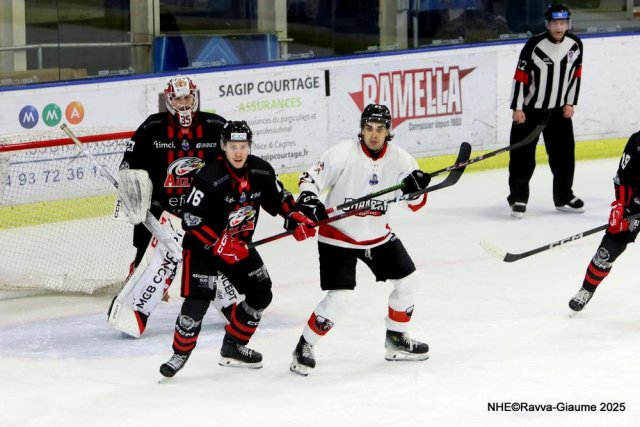 Photo hockey match Nice - Chamonix  le 28/01/2025