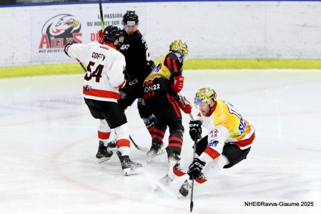 Photo hockey match Nice - Chamonix  le 28/01/2025