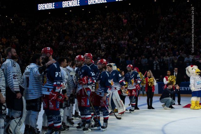 Photo hockey match Grenoble  - Angers  le 16/02/2025