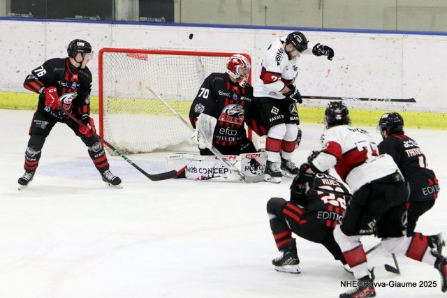 Photo hockey match Nice - Bordeaux le 19/02/2025