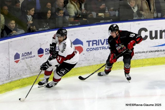 Photo hockey match Nice - Bordeaux le 19/02/2025