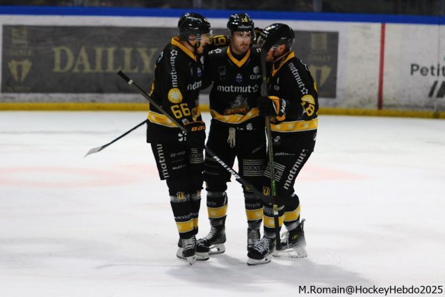 Photo hockey match Rouen - Nice le 21/02/2025