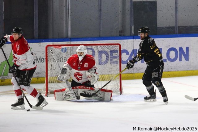 Photo hockey match Rouen - Amiens  le 28/02/2025