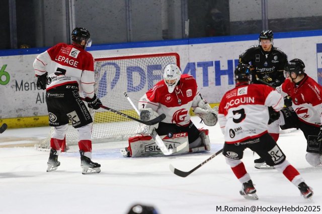 Photo hockey match Rouen - Amiens  le 28/02/2025