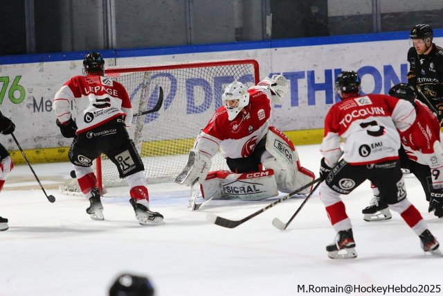 Photo hockey match Rouen - Amiens  le 28/02/2025