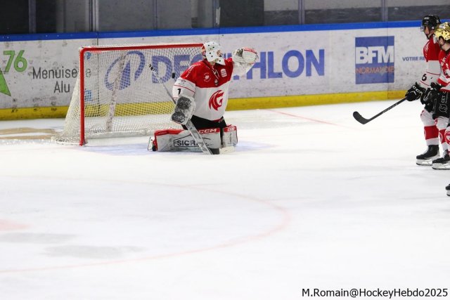 Photo hockey match Rouen - Amiens  le 28/02/2025