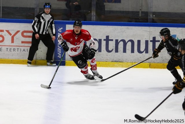 Photo hockey match Rouen - Amiens  le 28/02/2025