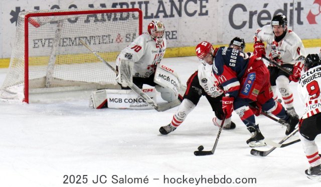 Photo hockey match Grenoble  - Nice le 28/02/2025