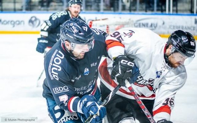 Photo hockey match Angers  - Chamonix  le 01/03/2025