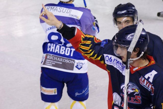 Photo hockey match Nice - Avignon le 11/11/2009