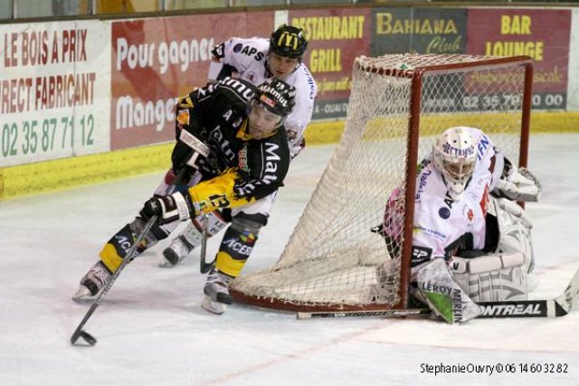 Photo hockey match Rouen - Amiens  le 11/11/2009