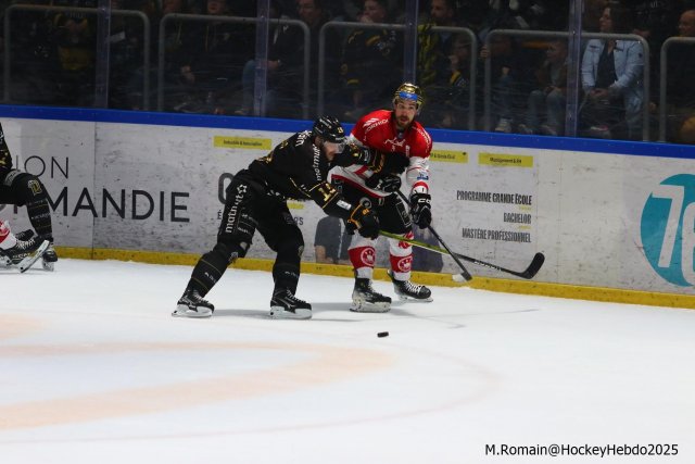 Photo hockey match Rouen - Amiens  le 09/03/2025