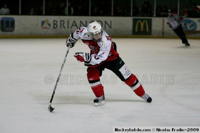 Photo hockey match Briançon  - Chamonix  le 14/11/2009