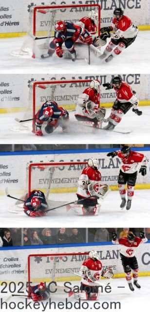 Photo hockey match Grenoble  - Amiens  le 15/03/2025