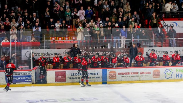 Photo hockey match Amiens  - Grenoble  le 19/03/2025