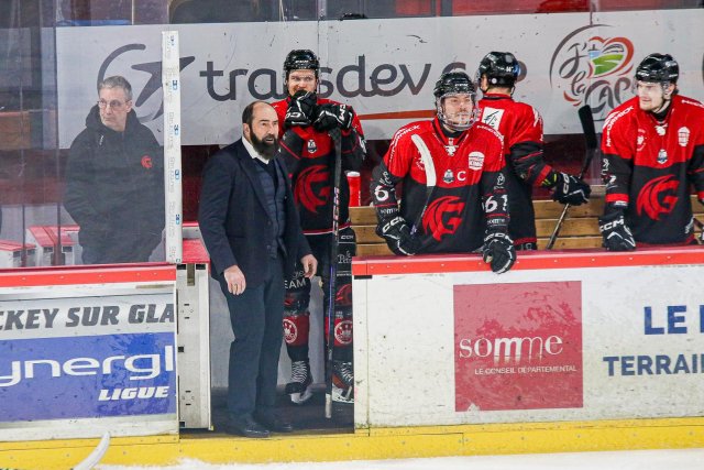 Photo hockey match Amiens  - Grenoble  le 19/03/2025