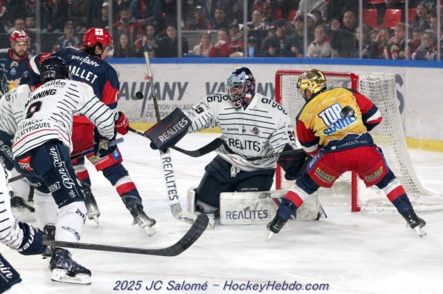 Photo hockey match Grenoble  - Angers  le 28/03/2025