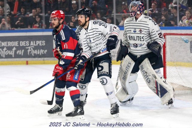 Photo hockey match Grenoble  - Angers  le 28/03/2025