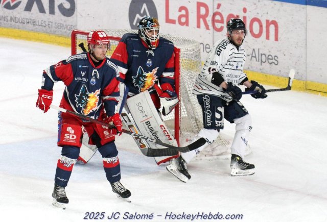 Photo hockey match Grenoble  - Angers  le 28/03/2025