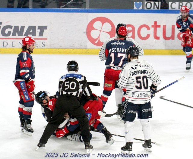 Photo hockey match Grenoble  - Angers  le 28/03/2025