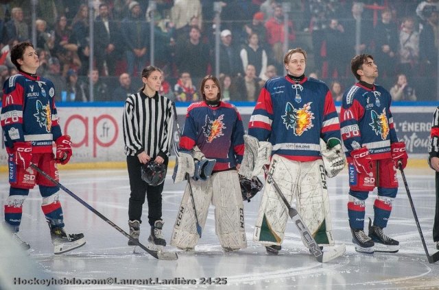 Photo hockey match Grenoble  - Angers  le 29/03/2025