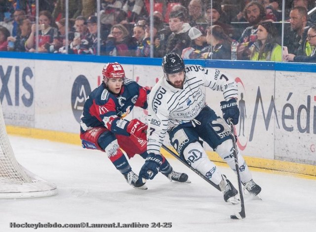 Photo hockey match Grenoble  - Angers  le 29/03/2025