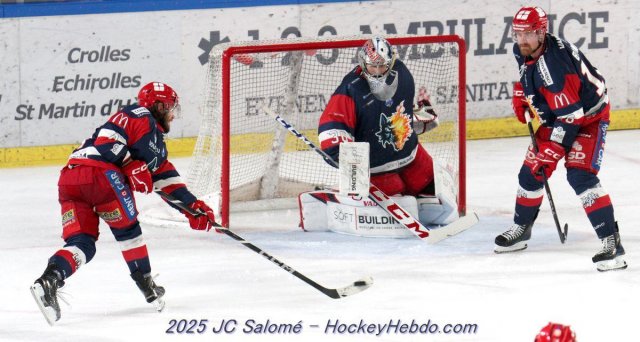 Photo hockey match Grenoble  - Angers  le 05/04/2025