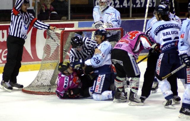 Photo hockey match Amiens  - Angers  le 14/11/2009