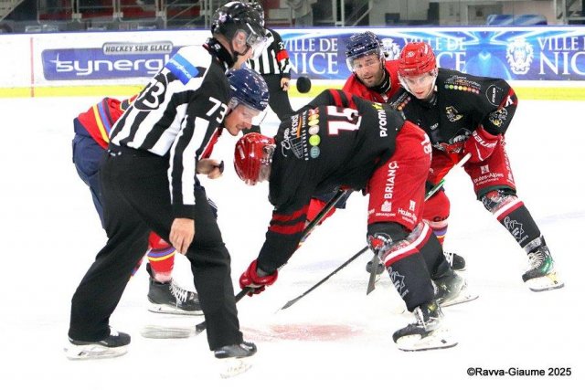 Photo hockey match Nice - Briançon  le 22/08/2025