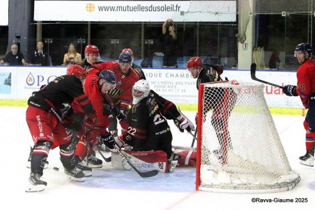 Photo hockey match Nice - Briançon  le 22/08/2025