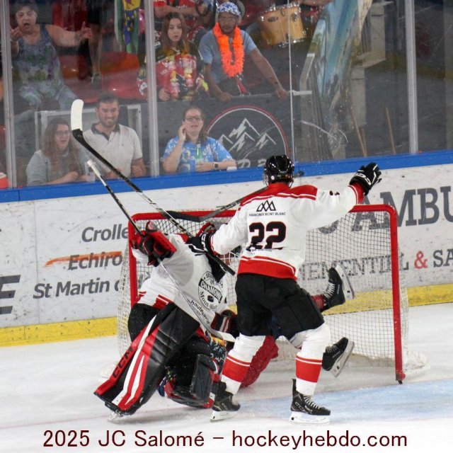 Photo hockey match Grenoble  - Chamonix  le 23/08/2025