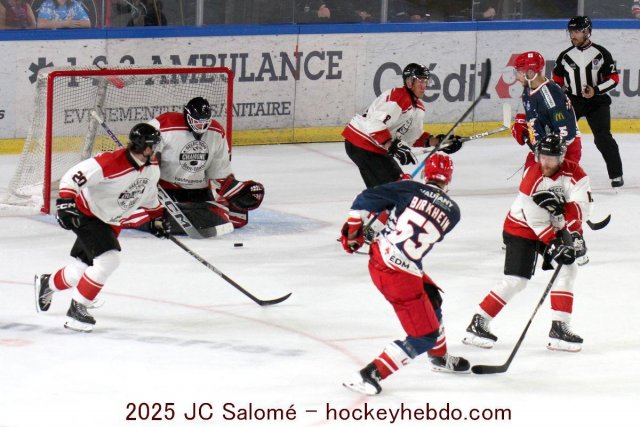 Photo hockey match Grenoble  - Chamonix  le 23/08/2025