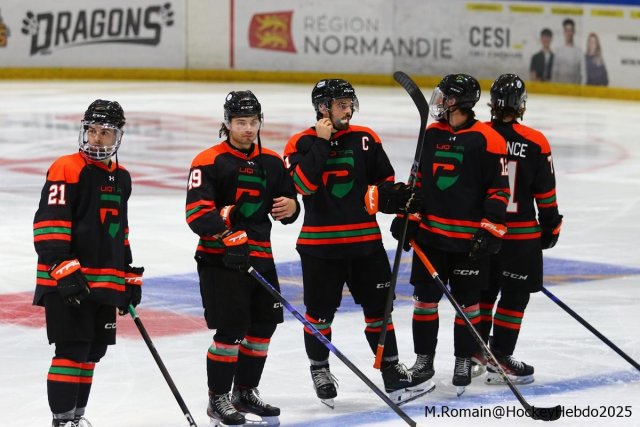 Photo hockey match Rouen - Trois-Rivières le 23/08/2025