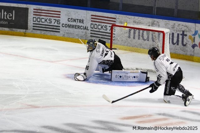 Photo hockey match Rouen - Trois-Rivières le 23/08/2025