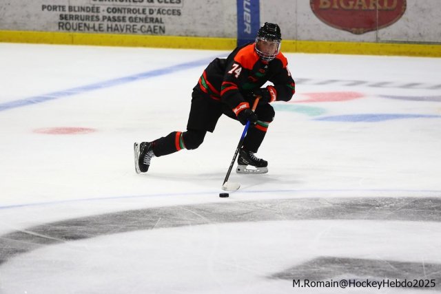 Photo hockey match Rouen - Trois-Rivières le 23/08/2025