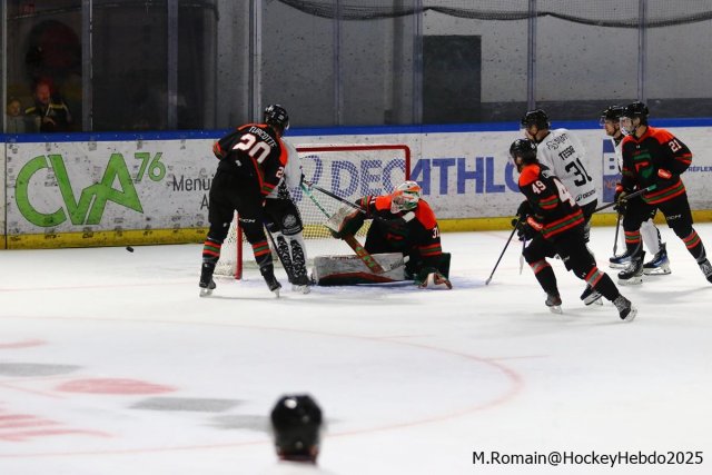 Photo hockey match Rouen - Trois-Rivières le 23/08/2025