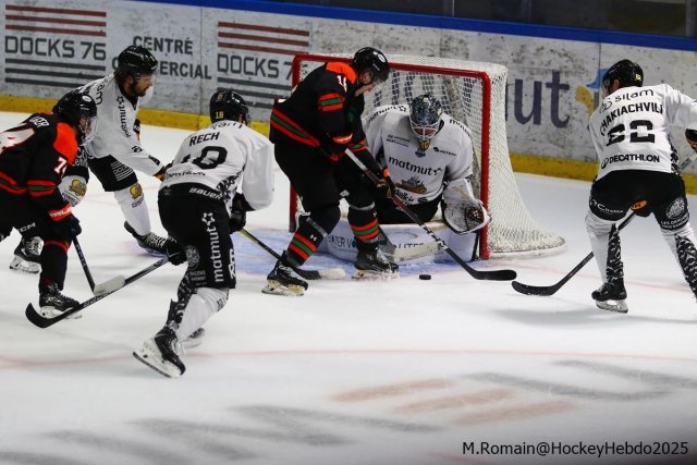 Photo hockey match Rouen - Trois-Rivières le 23/08/2025