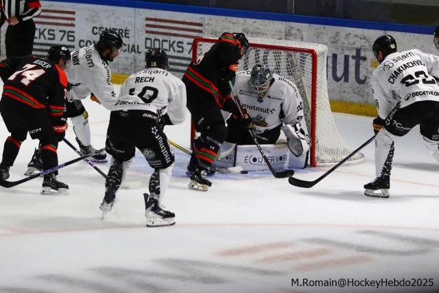 Photo hockey match Rouen - Trois-Rivières le 23/08/2025