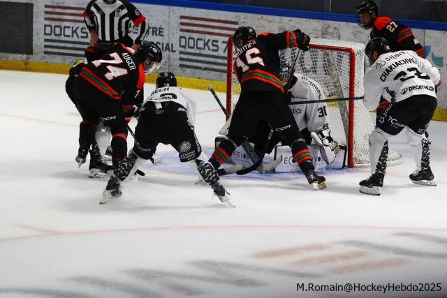 Photo hockey match Rouen - Trois-Rivières le 23/08/2025